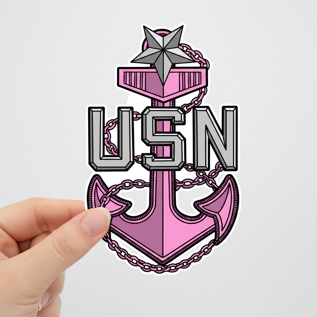 US Navy CPO Sticker Bundle - 4 Pack