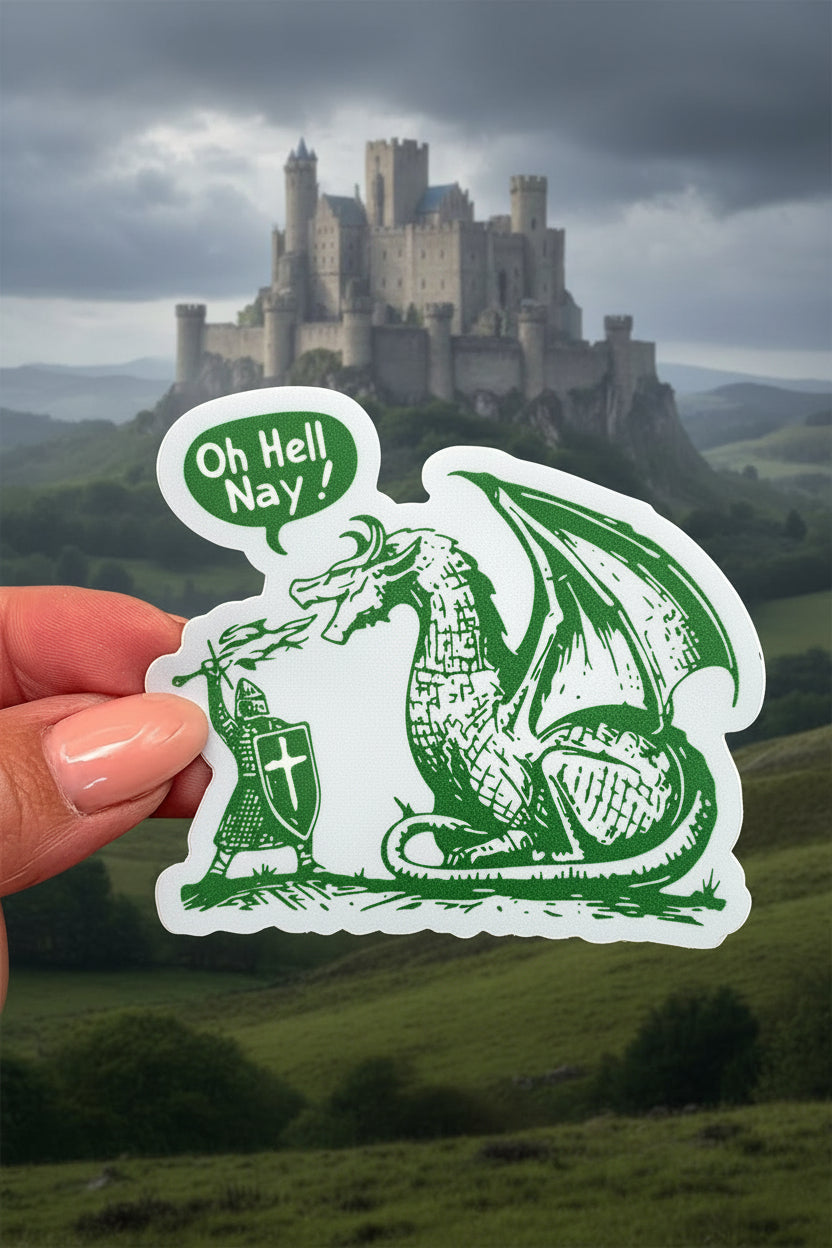 Oh Hell Nay! Sticker