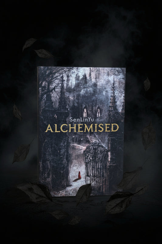Book cover of 'Alchemised' by SenlinYu on a yellow background