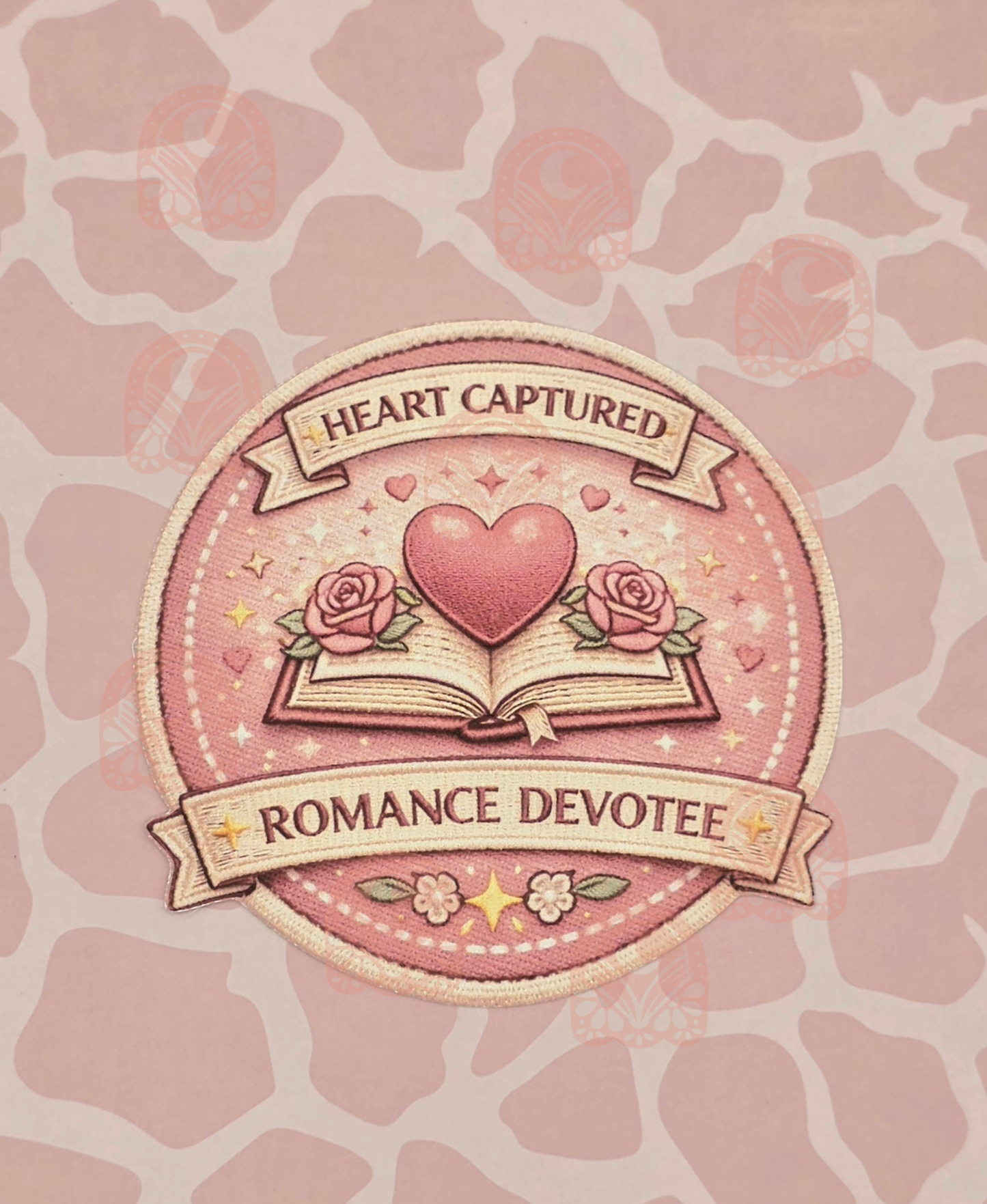 Romance Devotee Fabric Sticker Reading Badge Challenge