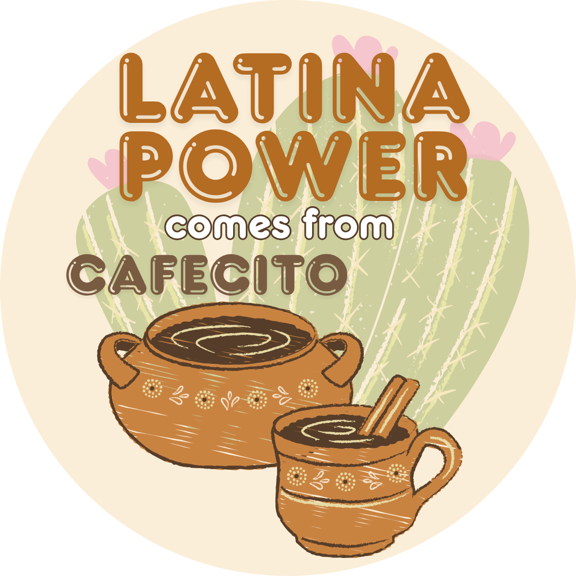 Latina Power Sticker Collection - 4 pk and 1 mystery Latina Power Bookmark