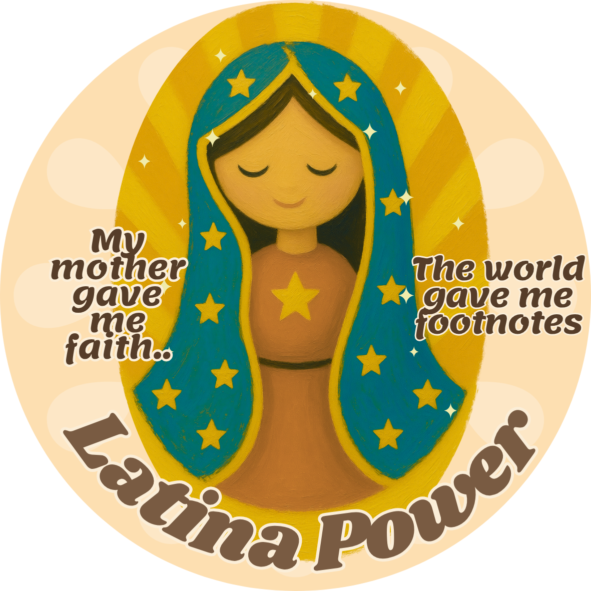 Latina Power Sticker Collection - 4 pk and 1 mystery Latina Power Bookmark