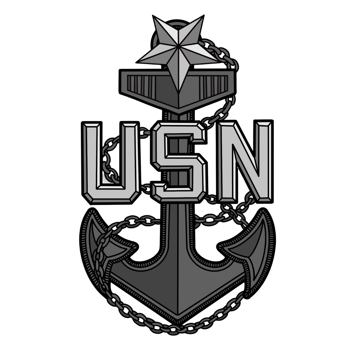 US Navy CPO Sticker Bundle - 4 Pack