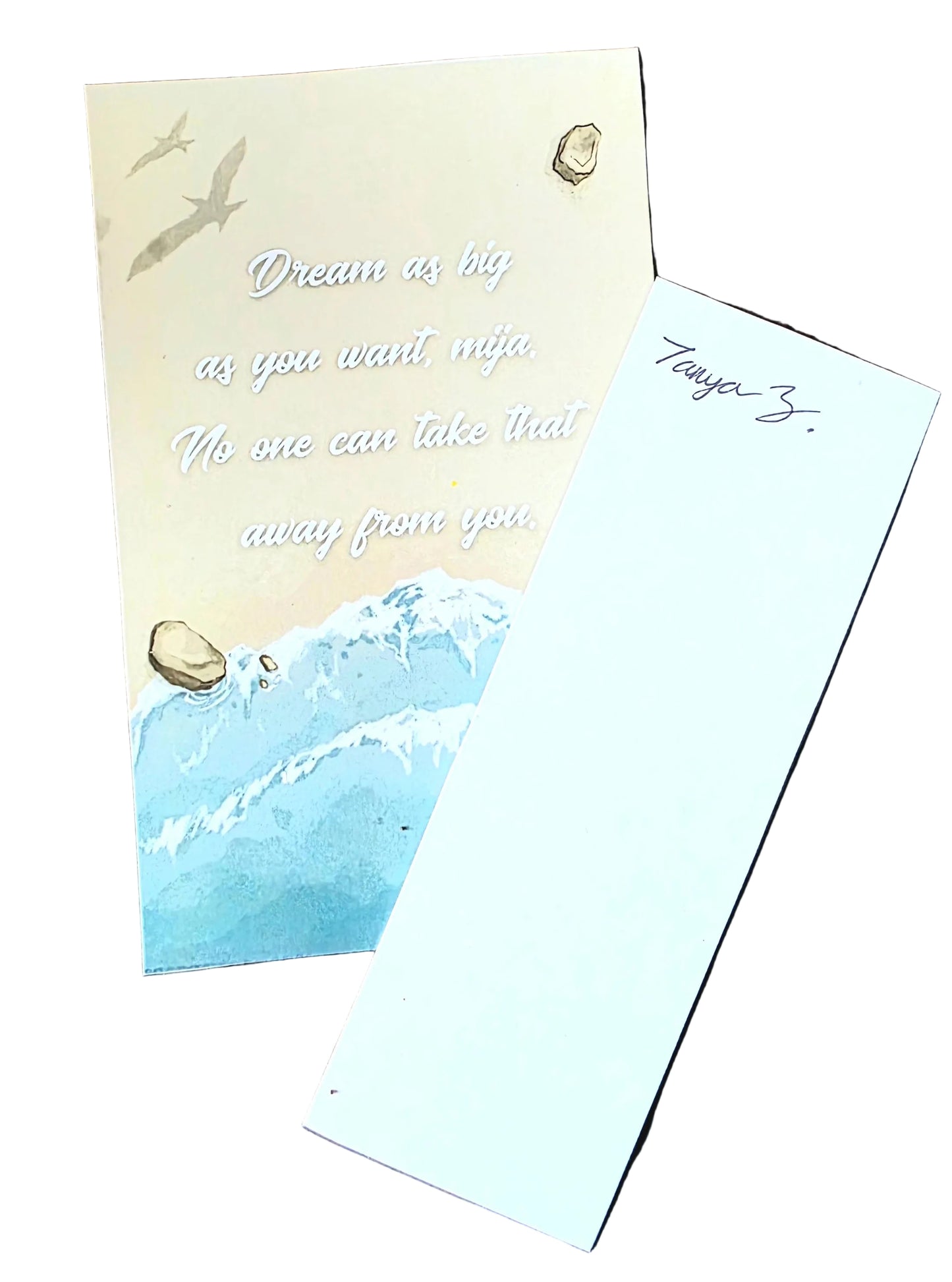 Threads Of Her Braid signed Bookmark by Tanya Zuñiga