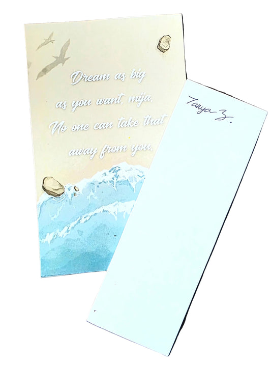 Threads Of Her Braid signed Bookmark by Tanya Zuñiga