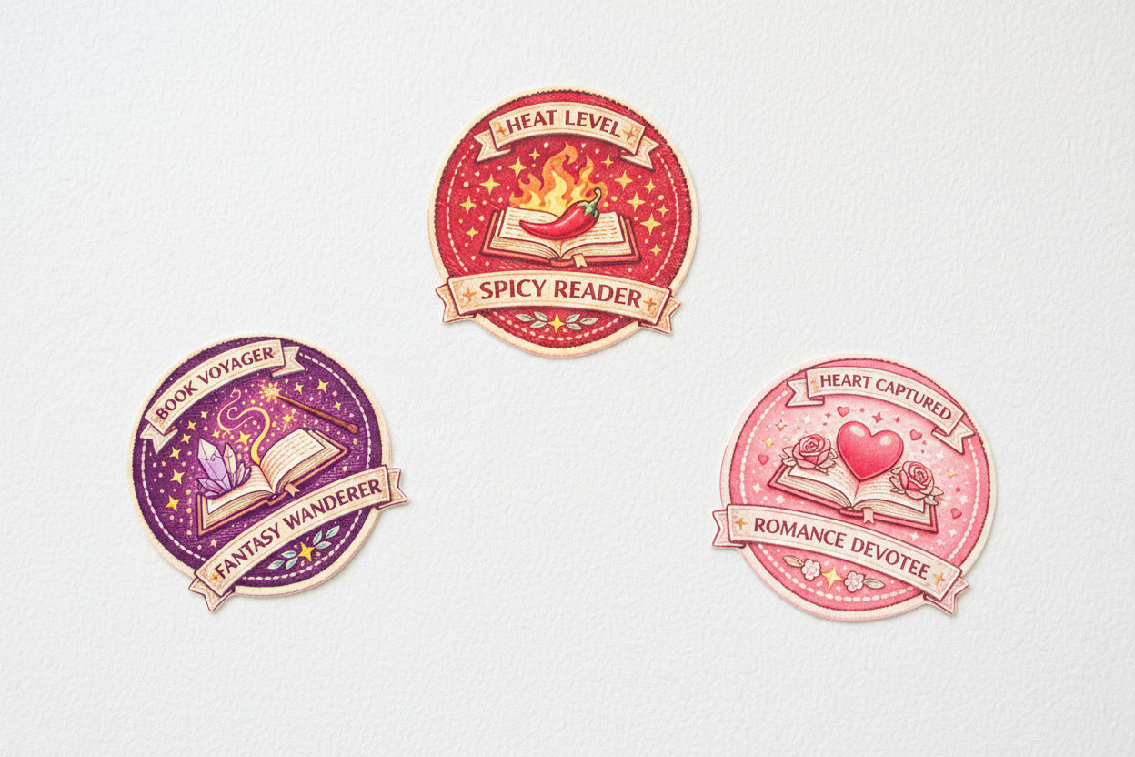 Series Survivor Fabric Sticker Reading Badge