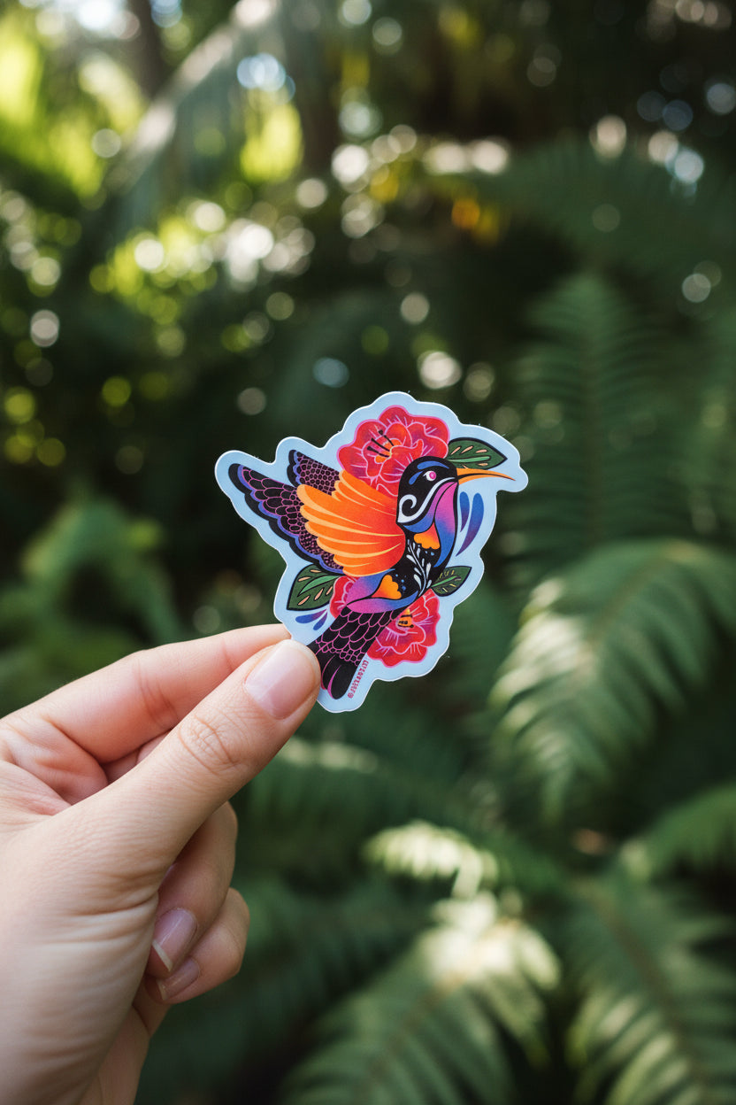 Colibri (Hummingbird) Sticker - Vinyl die cut