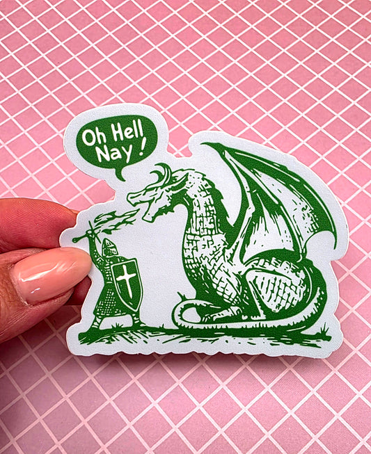 Oh Hell Nay! Sticker